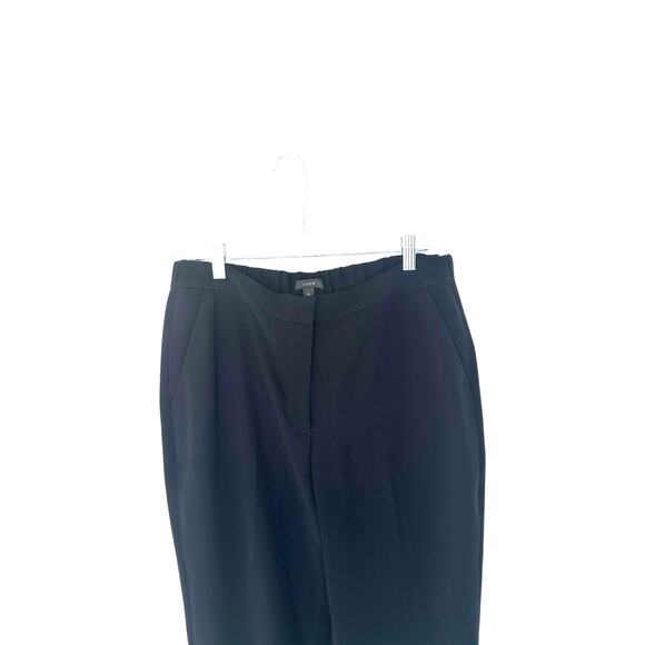 J.Crew Black Office Work Career Business Matte Crepe Pull On Easy Pant Size 12 - Picture 3 of 12